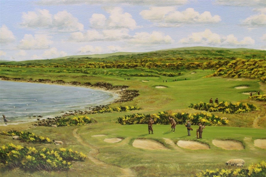 Vinny Giles' Personal 'Fuaran' 10th Hole Ltd Ed Sealed Image Giclee #6/195 by Artist Bill Waugh