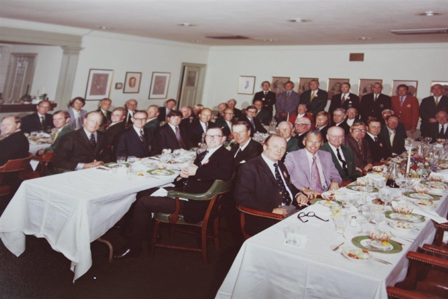 Vinny Giles' Augusta National Golf Club 1972 Masters Tournament Amateur Dinner Photo in Folder