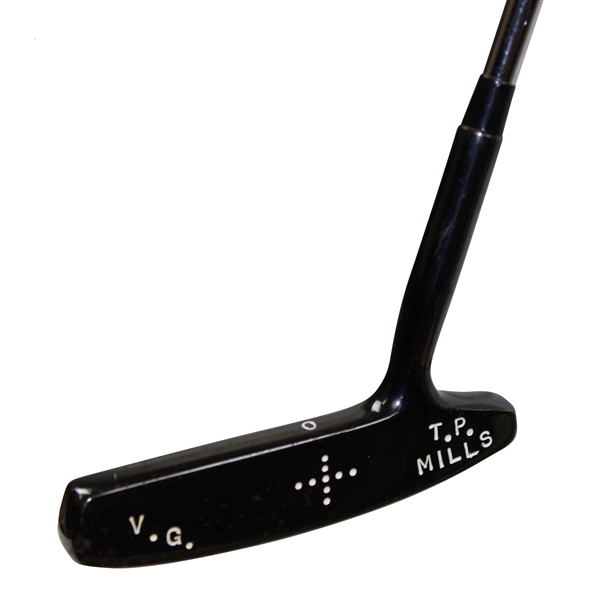 Vinny Giles' Personal Used T.P. Mills Putter with 'V.G.' on Face