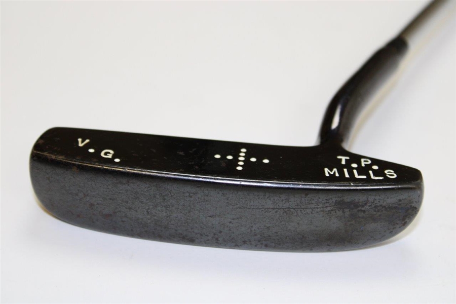 Vinny Giles' Personal Used T.P. Mills Putter with 'V.G.' on Face