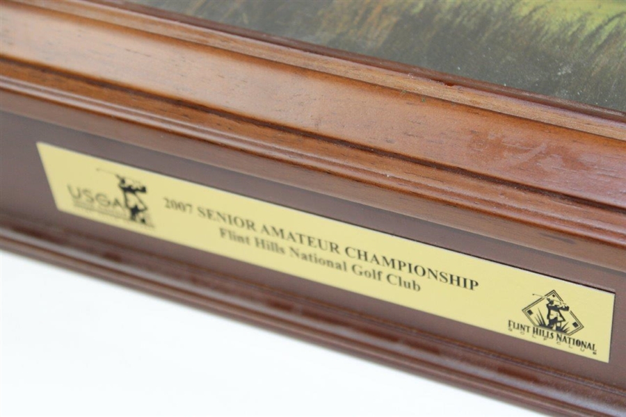 Vinny Giles' 2007 Senior Amateur Championship at Flint Hills National GC Wood Box