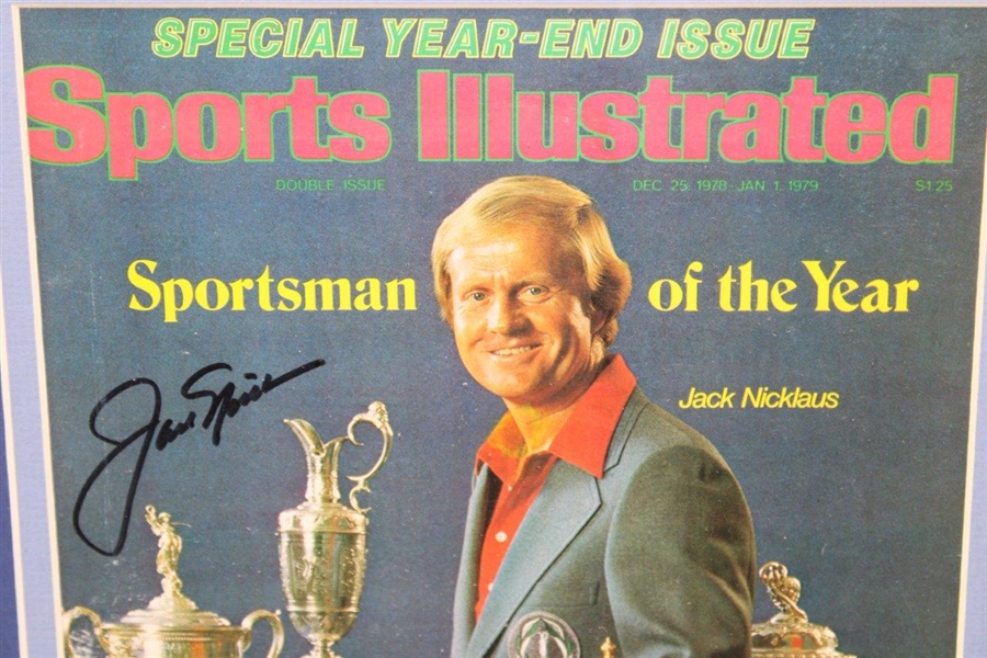 Jack Nicklaus Signed 1979 Sports Illustrated 'Sportsman of the Year' Magazine - Framed JSA #QQ74792