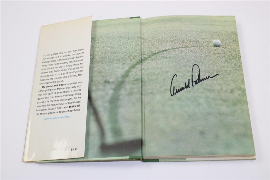 Arnold Palmer Signed 1965 'My Game and Yours' Book JSA ALOA