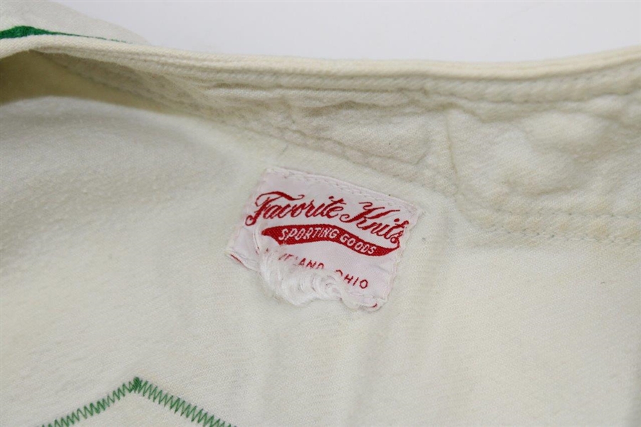 Arnold Palmer 1960's Button-Up Little League Baseball Uniform - Favorite Knits Flannel