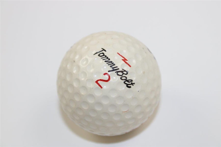 Tommy Bolt Signed 'Tommy Bolt' Personal Model Golf Ball JSA ALOA