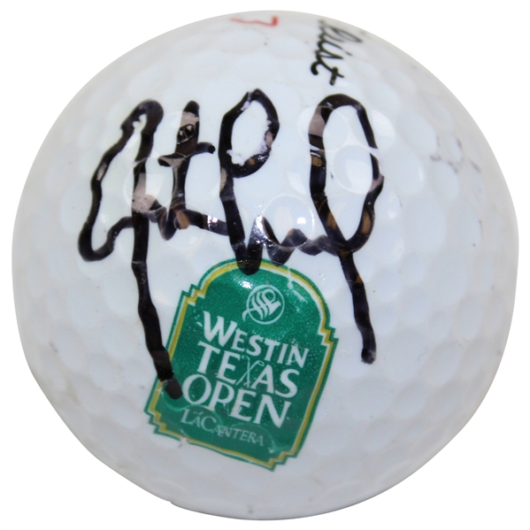 Justin Leonard Signed Westin Texas Open Logo Golf Ball JSA ALOA