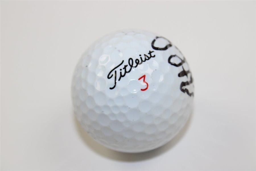 Justin Leonard Signed Westin Texas Open Logo Golf Ball JSA ALOA