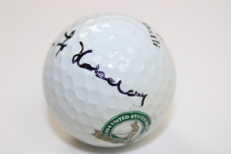 Champion Simon Hobday Signed 1994 U.S Senior Open Pinehurst Logo Golf Ball JSA ALOA