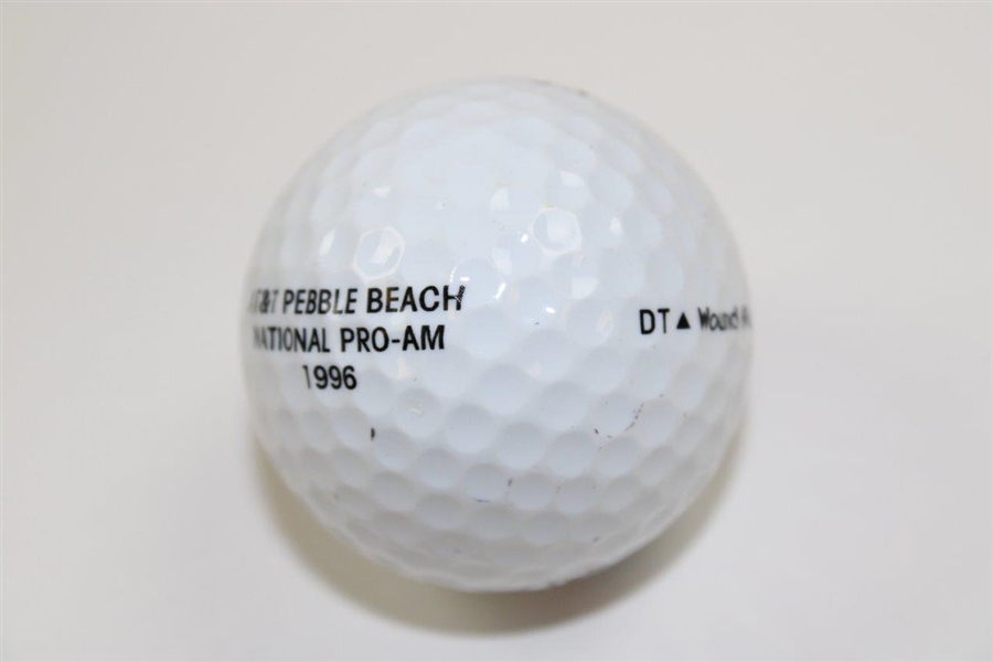 David Love III Signed 1996 AT&T Pebble Beach National Pro-Am Logo Golf Ball JSA ALOA