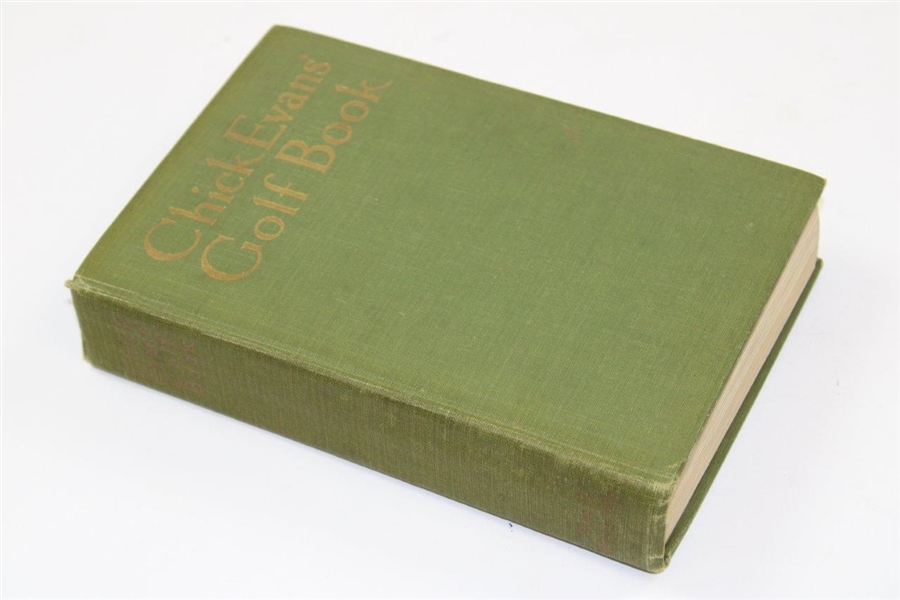 Chick Evans Signed 1921 'Chick Evans Golf Book' Signed Charles Evans Jr JSA ALOA