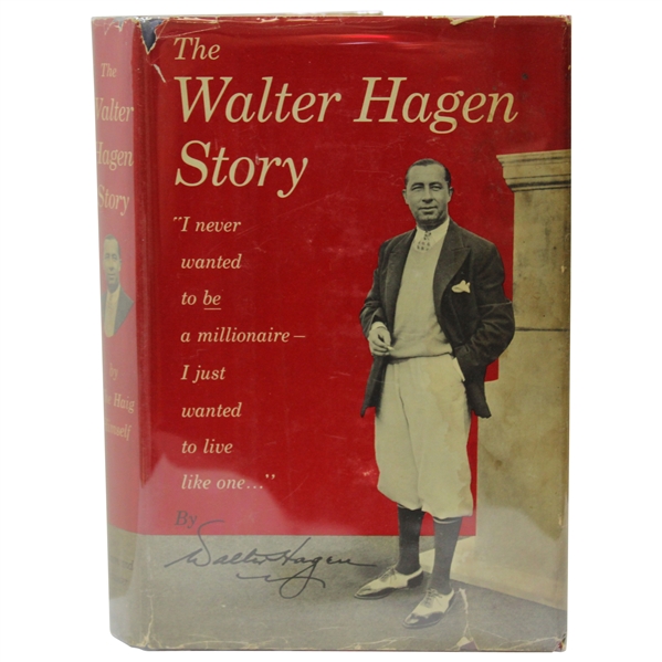 Walter Hagen Signed 1956 'The Walter Hagen Story' Book with Jacket - Inscribed JSA ALOA
