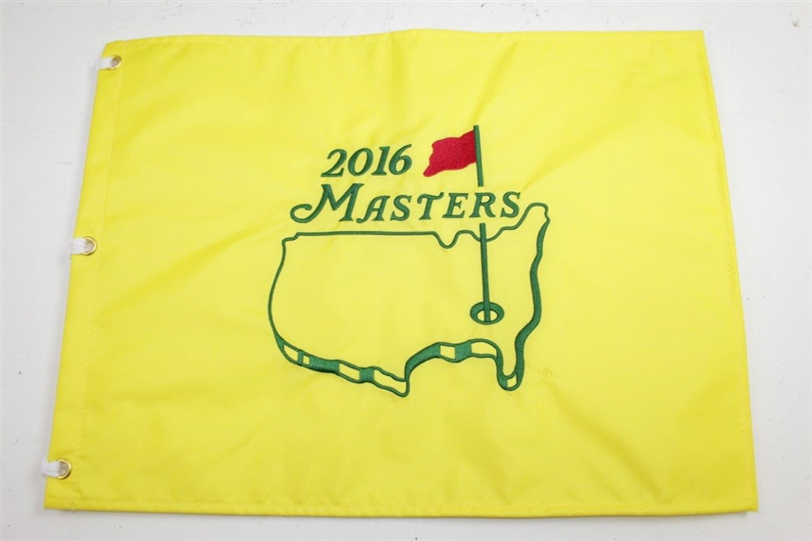 2016 Masters Embroidered Flag with SERIES 2016 Masters Badge #Q01635