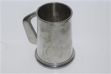 Classic Pewter Golfer Tankard with 'Iron' Handle
