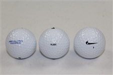 Tiger Woods Collectors Series Tin of Dozen 2000 OPEN Championship Golf Balls