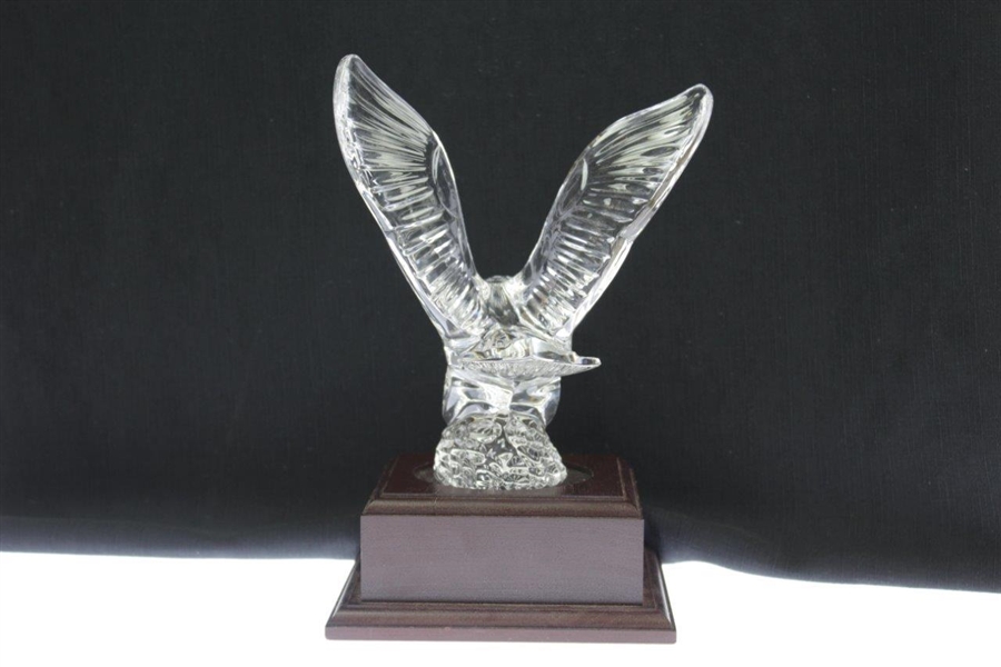 Ray Floyd's 1998 Lexus Challenge Hosted by Ray Floyd Glass Eagle on Plinth Display