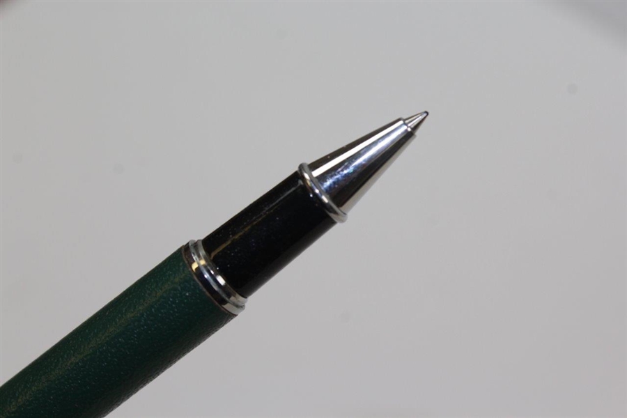 Masters Tournament Logo Green/Black/Silver Ballpoint Pen - Used