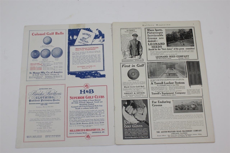 1917 'Golfers Magazine' - November