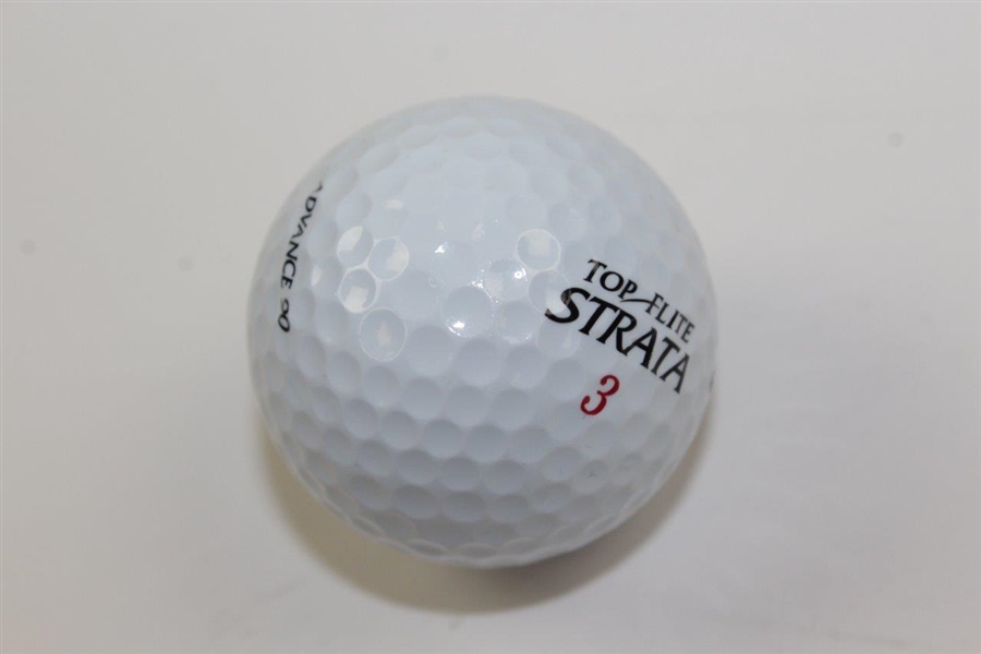 Duffy Waldorf Signed Top Flite Strata Golf Ball JSA ALOA