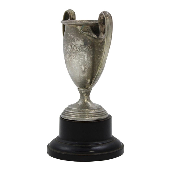 1931 Gremaschi Cup Sterling Silver Trophy Xmas Cup on Plinth