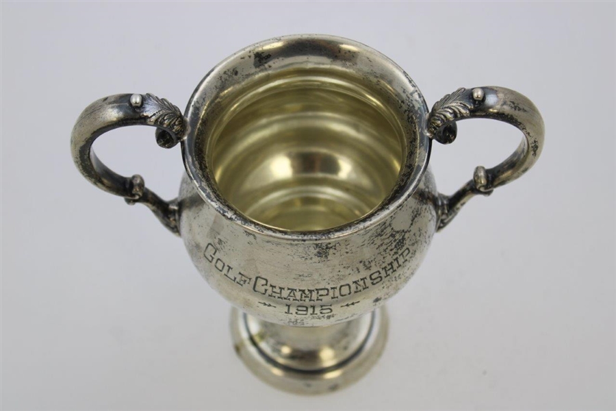 1915 Golf Championship Sterling Silver Trophy - No Marked Course or Winner