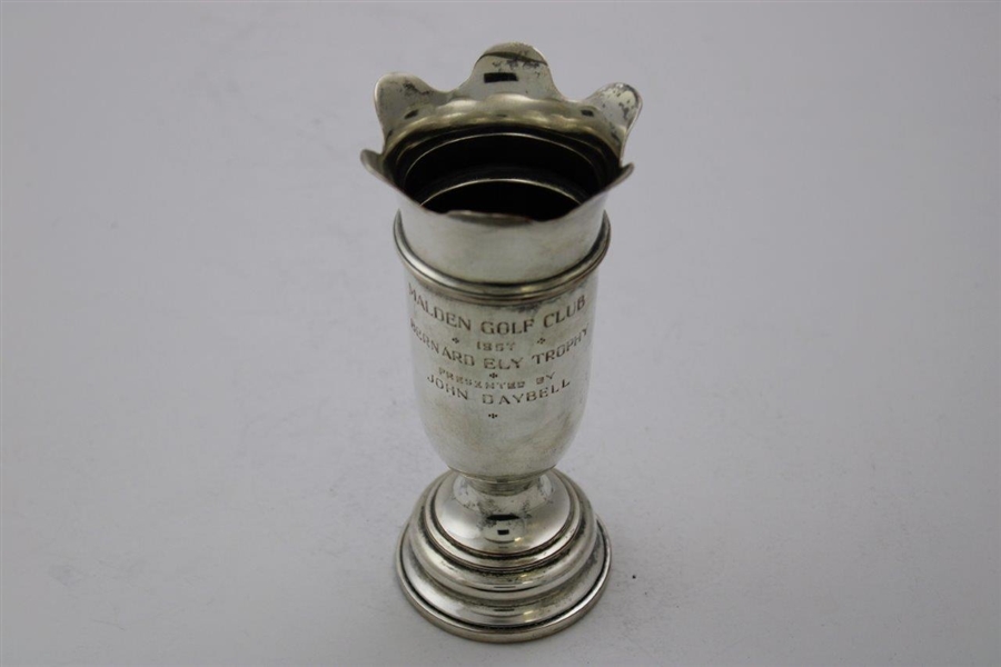 1957 Malden Golf Club Bernard Ely Trophy Cup Presented by John Daybell