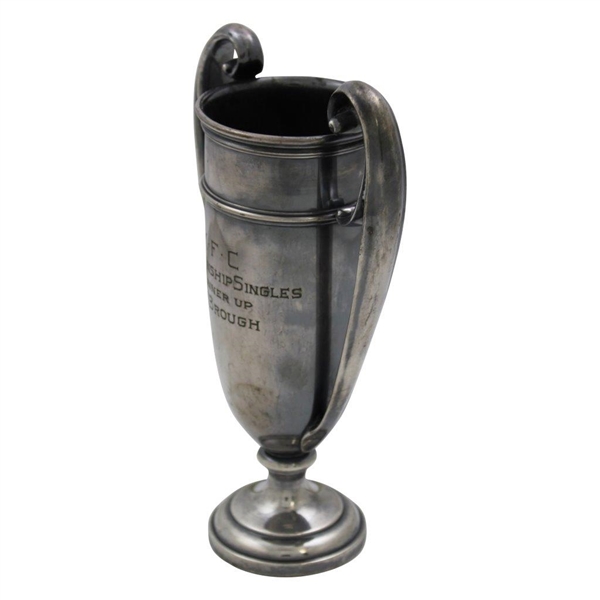 Undated K.F.C Championship Singles Runner Up Trophy Won by T.W. Brough
