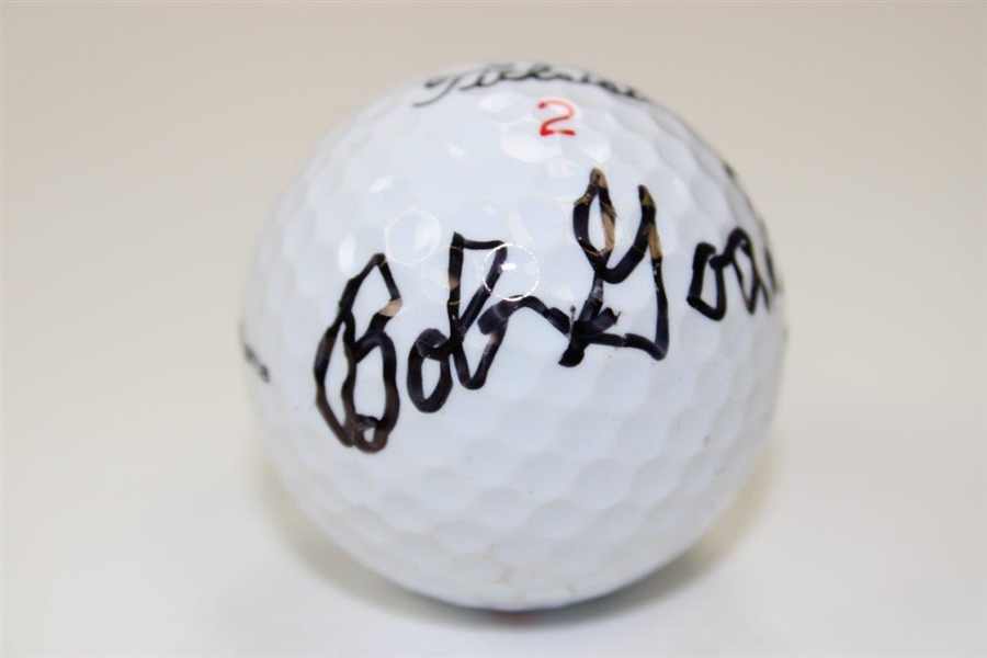 Bob Goalby Signed Titleist 2 Logo Golf Ball JSA ALOA