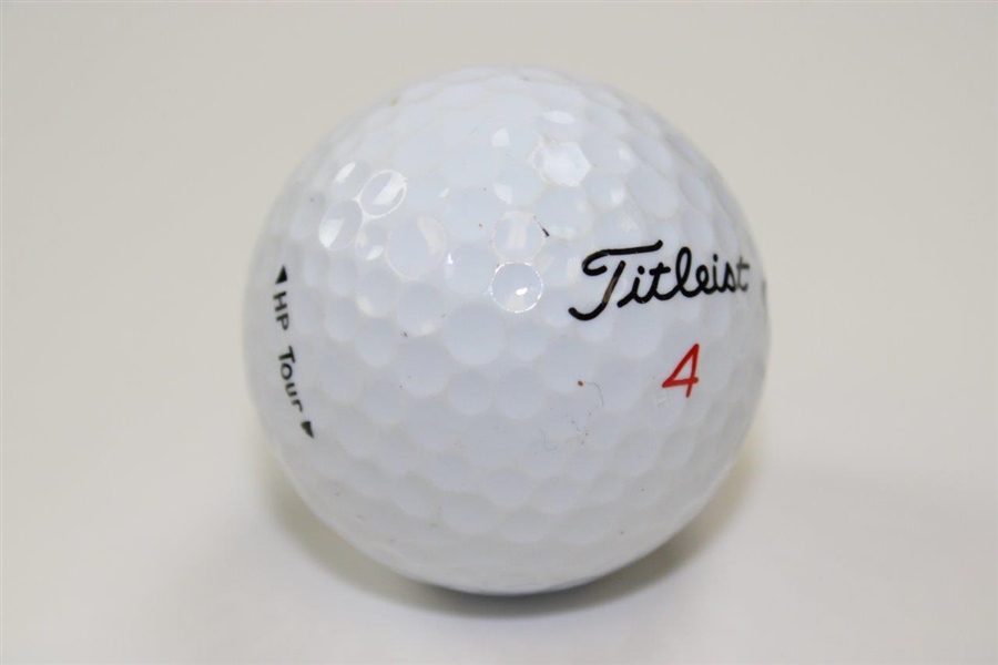 Jordan Spieth Signed Titleist 4 Logo Golf Ball JSA ALOA