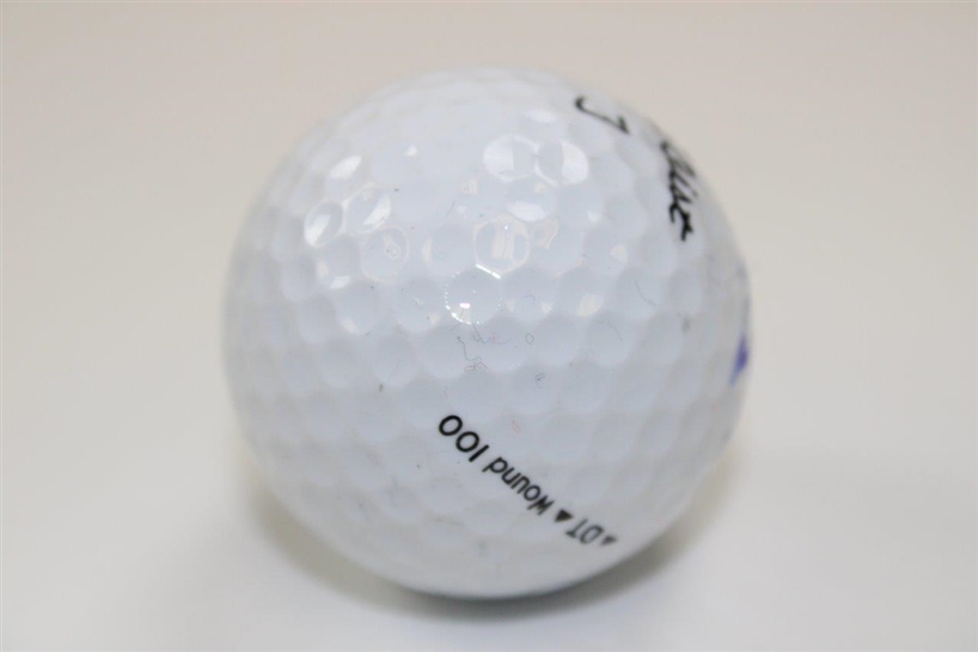 Ben Crenshaw Signed Titleist 3 Logo Golf Ball - Signed in Blue JSA ALOA