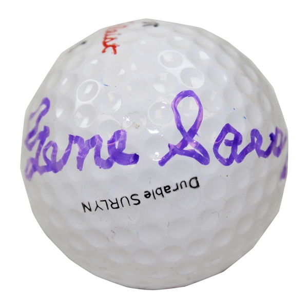 Gene Sarazen Signed Titleist DT 4 Logo Golf Ball - Signed in Purple JSA ALOA