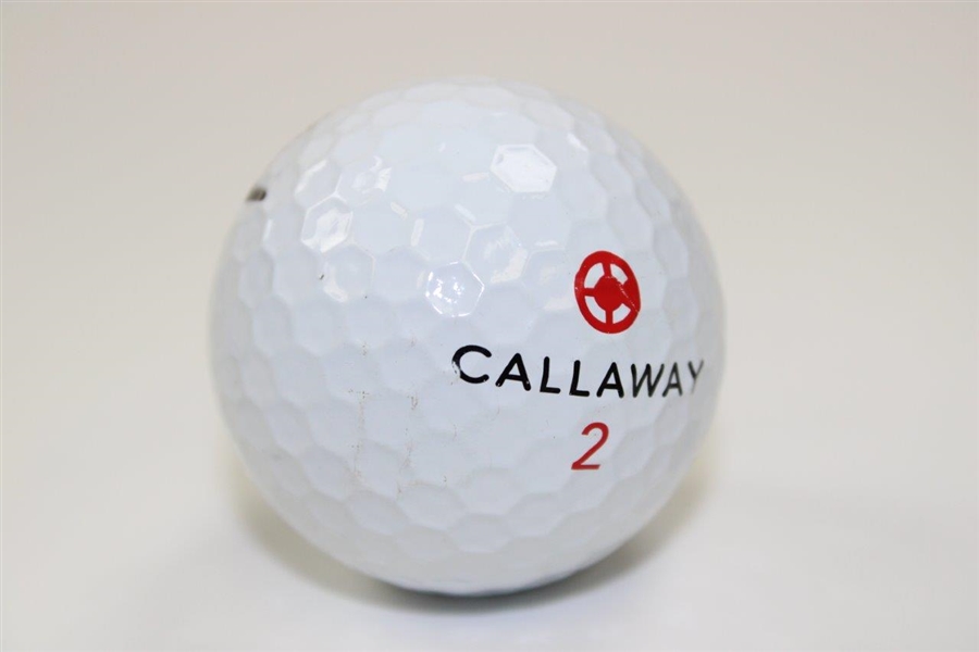 Annika Sorenstam Signed Callaway 2 Logo Golf Ball JSA ALOA