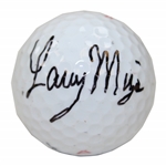 Larry Mize Signed Titleist 4 Logo Golf Ball JSA ALOA