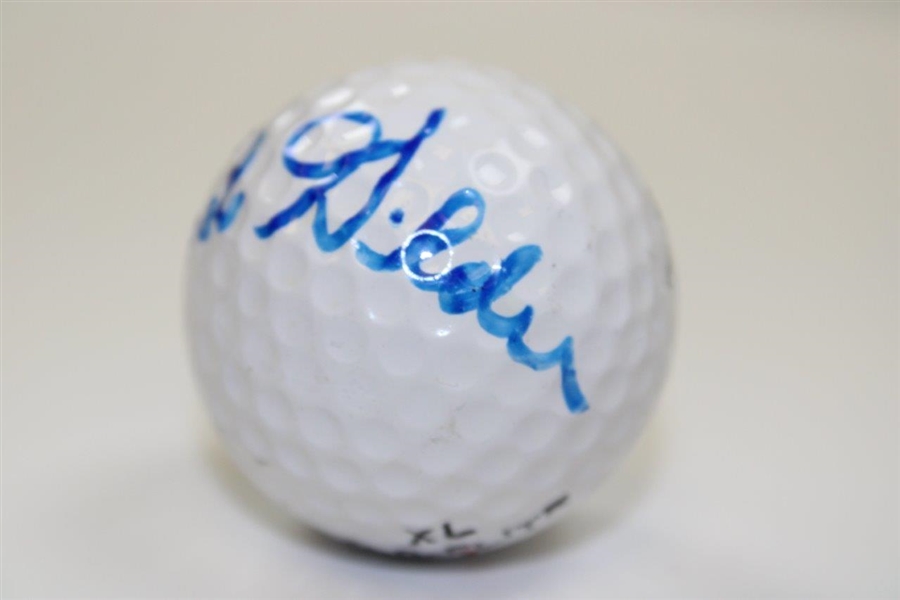 Bob Gilder Signed Spalding Top-Flite 1 Logo Golf Ball JSA ALOA
