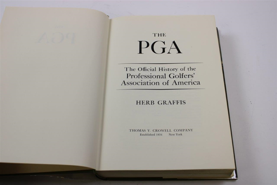1975 Book 'The PGA' Book By Herb Graffis