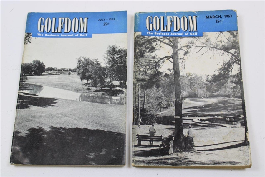 Golfdom Magazines from 1953 (March, May, & July)