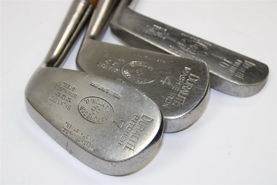 MacGregor DuraLite Stainless Steel Irons with The Crawford McGregor & Canby Co. Shaft Stamps