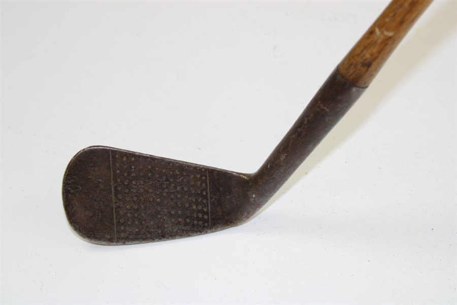 George Low Personal Hand Forged in Scotland Special Spade Mashie Iron with Shaft Stamp & Letter