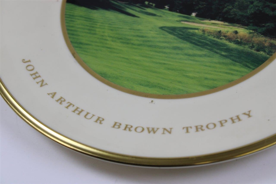 Vinny Giles' Pine Valley Golf Club John Arthur Brown Trophy Lenox Plate - 2002