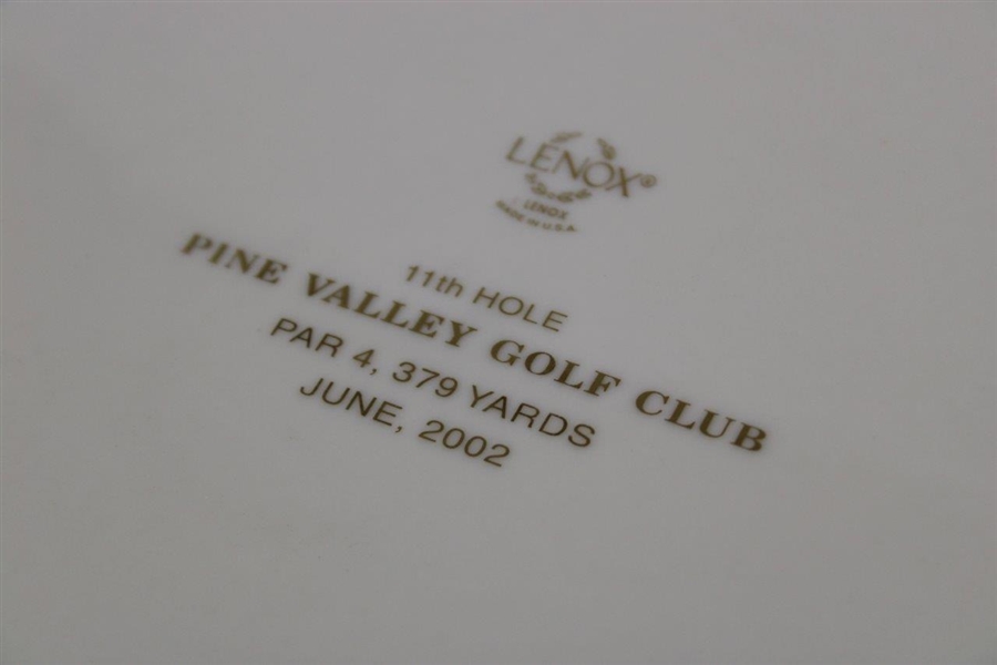 Vinny Giles' Pine Valley Golf Club John Arthur Brown Trophy Lenox Plate - 2002