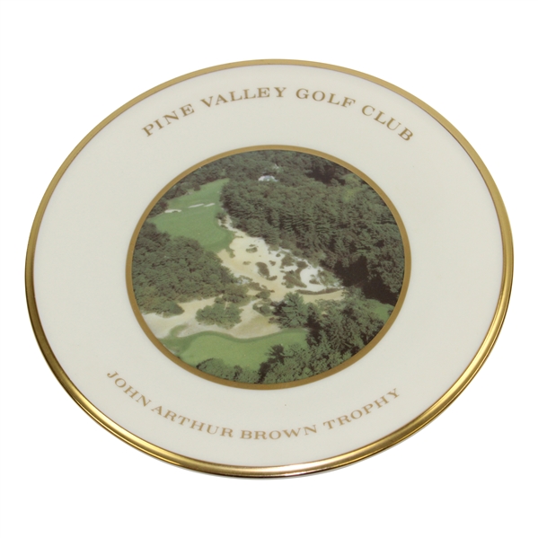 Vinny Giles' Pine Valley Golf Club John Arthur Brown Trophy Lenox Plate - 1913-1988