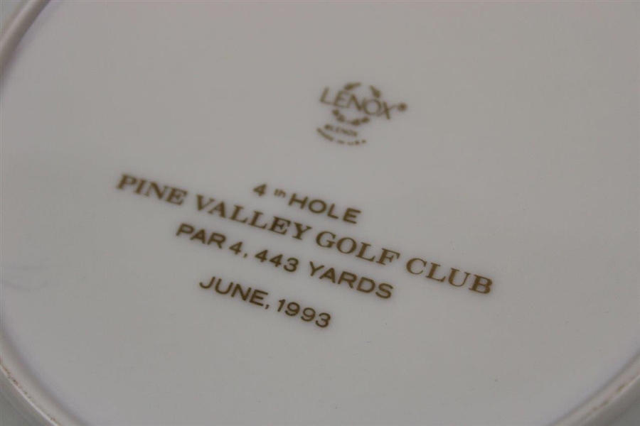 Vinny Giles' Pine Valley Golf Club John Arthur Brown Trophy Lenox Plate - 1913-1988