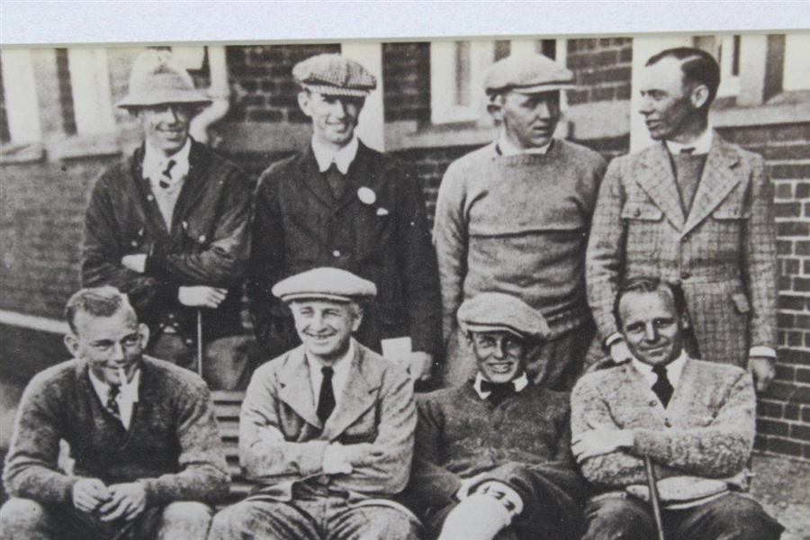 Vinny Giles' Personal 1921 First USA Walker Cup Team Photo Print - Framed