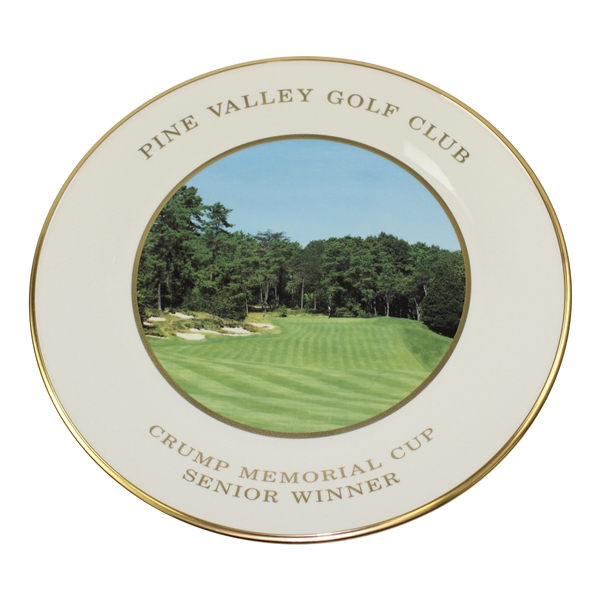 Vinny Giles' Pine Valley Golf Club Crump Memorial Cup Senior Winner Lenox Plate - 2010
