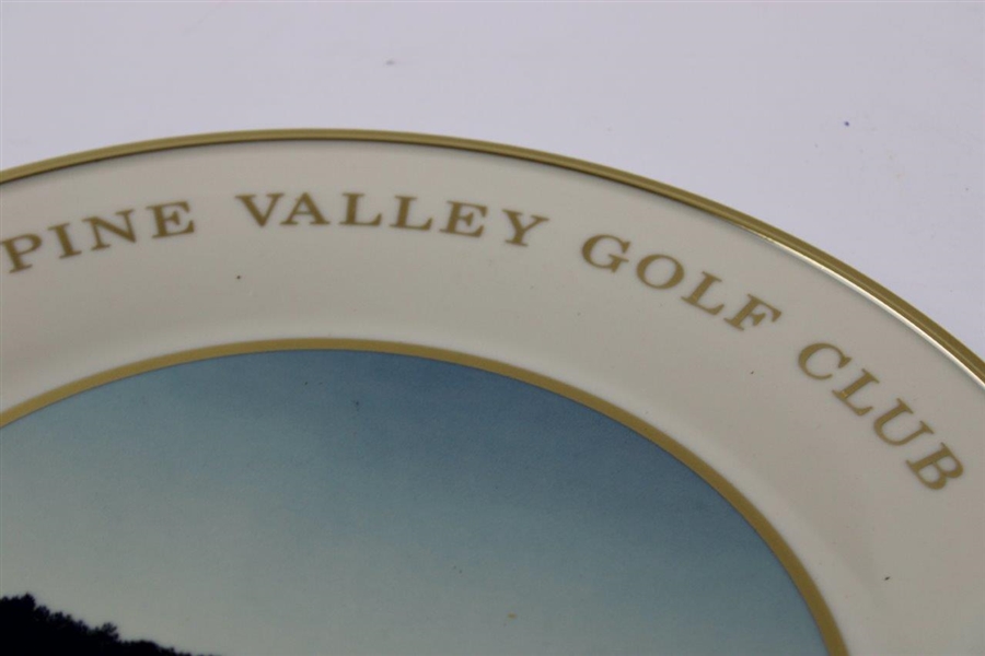 Vinny Giles' Pine Valley Golf Club Crump Memorial Cup Senior Winner Lenox Plate with Box - 1999