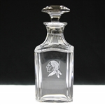 Vinny Giles Seminole Golf Club Baccarat Glass Decanter with Stopper
