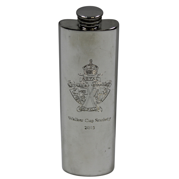Vinny Giles' Royal Lytham & St. Annes 2015 Walker Cup Society Pewter Slim Flask