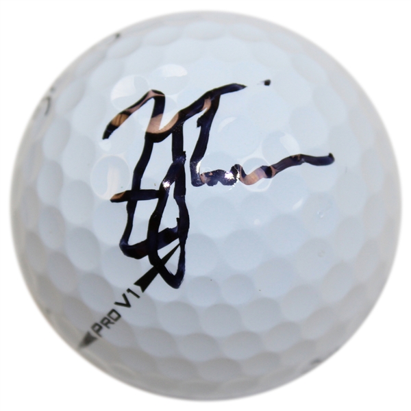 Zach Johnson Signed Titleist Masters Logo Golf Ball BECKETT #BB11250
