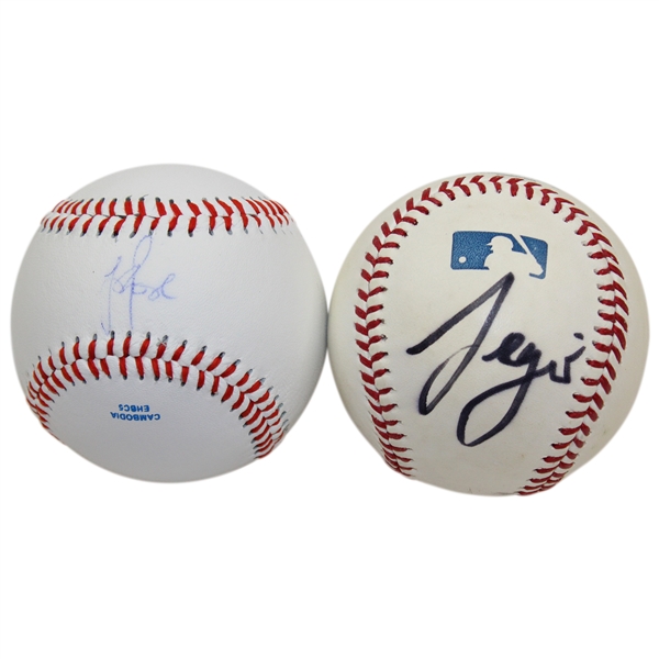 Justin Rose & Sergio Garcia Signed Rawlings Baseballs PSA/DNA #Y41444 (Rose)
