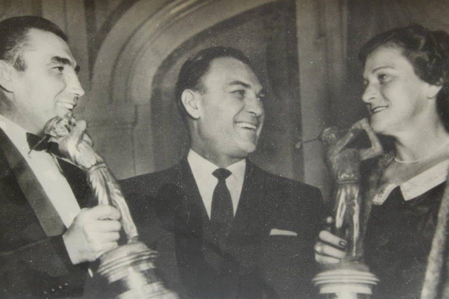 1955 Metropolitan Golf Writers Assn. Dinner Photo of Ben Hogan, Babe Zaharias, & Ed Furgol