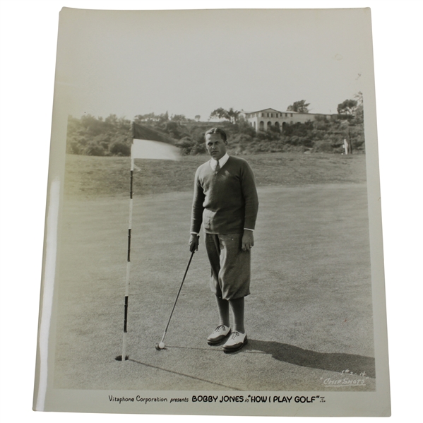 Bobby Jones in How I Play Golf Original Vitaphone Corporation Photo